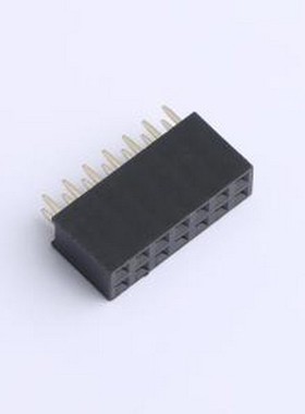 F185-1207A0ASYE1 排母 2x7P 间距:2.54mm 直插 插件,P=2.54mm