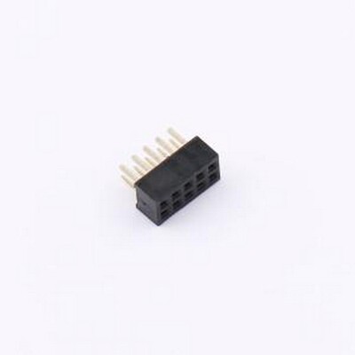 PM1.0-UP1S-5A 排母 1.0FH H2.0 2x5Pin 180度W2.5 U型 PC2.0 6T