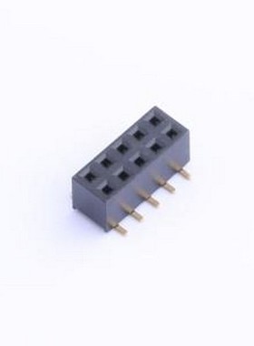 X4621FVS-2x05-C43D65 排母 间距:2mm 2x5P 立贴 SMD,P=2mm