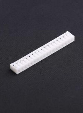 HX25006-18Y 胶壳(线对板/线对线) 1x18P 2.5mm 白色 P=2.5mm