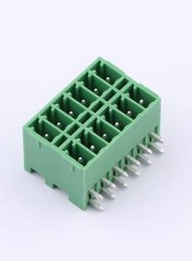 DB2ERHB-3.5-2*6P-GN 插拔式接线端子 DB2ERHB-3.5-2*6P-GN 弯插,