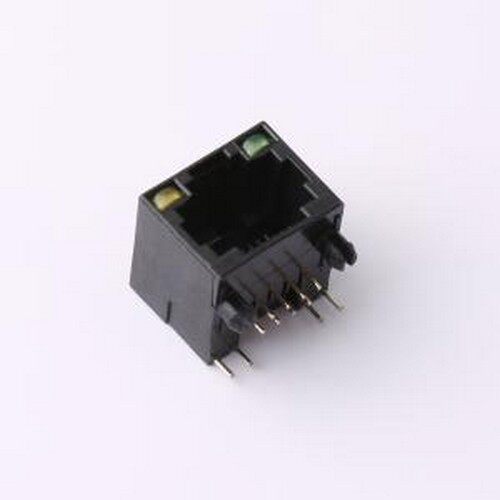 HC-WK88-H16-QSD 以太网连接器(RJ45 RJ11) 弯插 带LED 插件