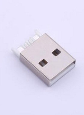 917-111A101DAM0400 USB连接器 Type-A 公 焊线式 白色