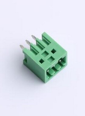 MX2EDGVC-2.54-03P-GN01-Cu-A 插拔式接线端子 1x3P 2.54mm 排数:
