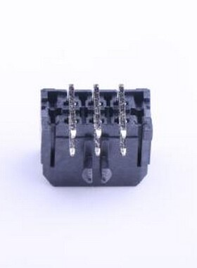 430450600 线对板针座 2x3P 间距:3mm 弯插 系列:Micro-Fit(MX 3.