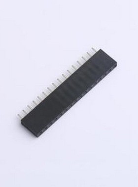 DS1023-1x16SF11 排母 1x16P 间距:2.54mm 直插 黑色 插件,P=2.54