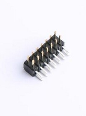 X4621WR-2x07B-C40D28 排针 2x7P 间距:2mm 方针 插件,P=2mm