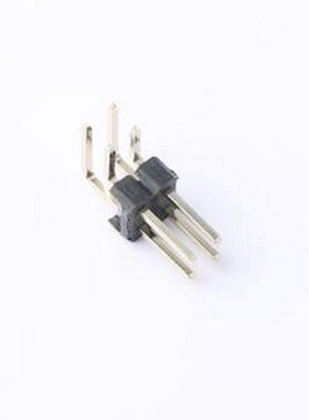 GPHB201-0202A001R1BA 排针 2x2P 间距:2.54mm 方针 弯插 弯插,P=