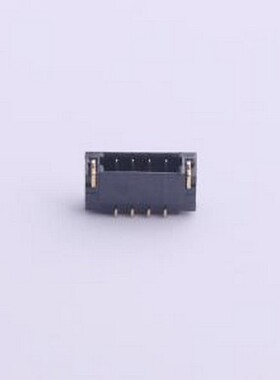 A0800WR-S-04PNLBG1GS1R 线对板针座 黑色 SMD,P=0.8mm,卧贴