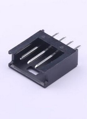 X2530WV-04-PTSN 线对板针座 1x4P 间距:2.54mm 直插 黑色 插件,P