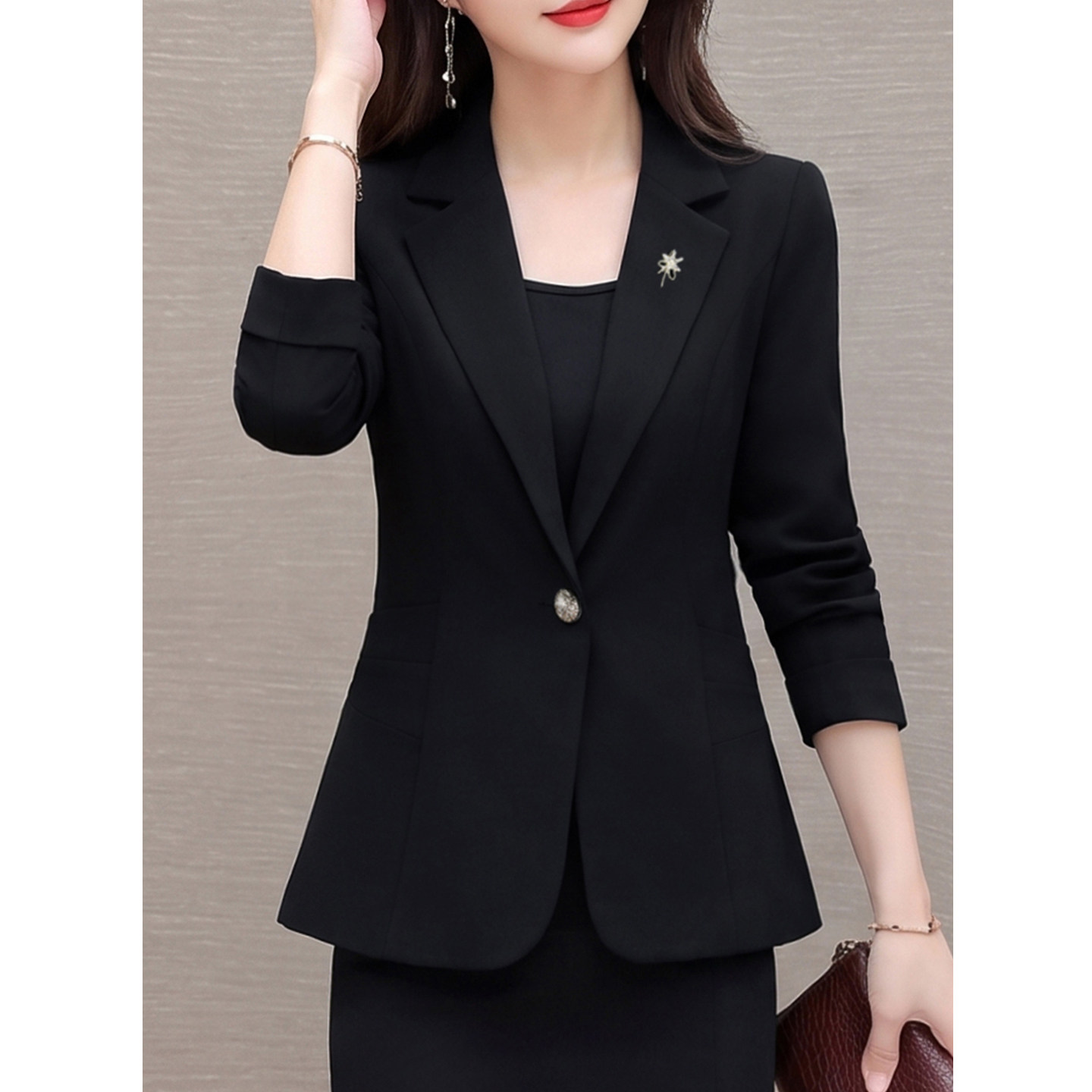 经典小西装外套女春秋新款正装