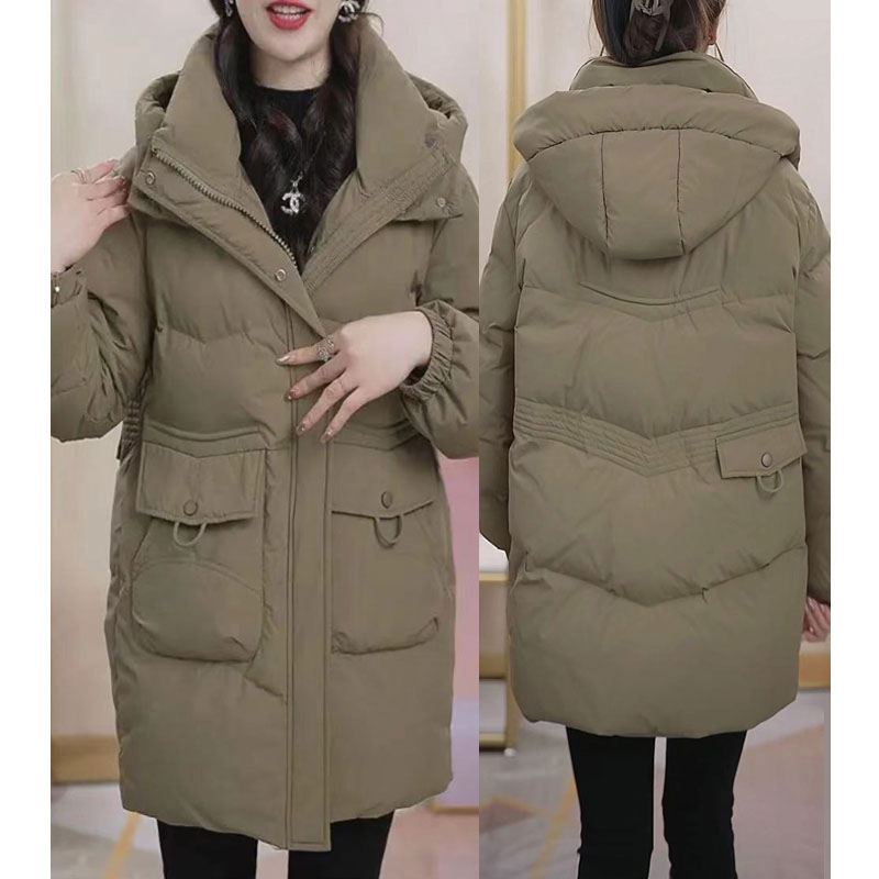 今年流行羽绒服女冬季白鸭绒外套