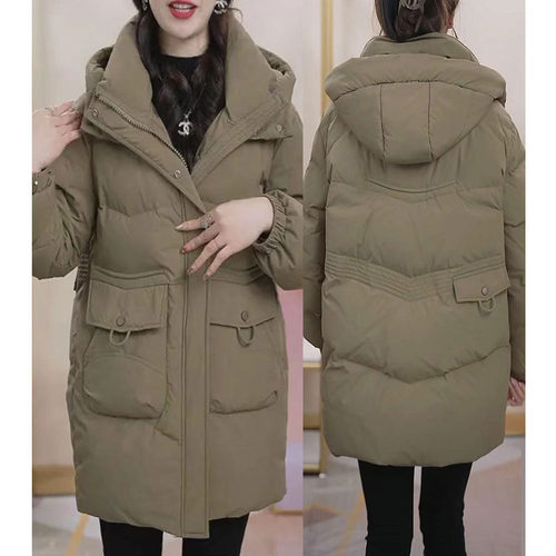 今年流行羽绒服女冬季白鸭绒外套