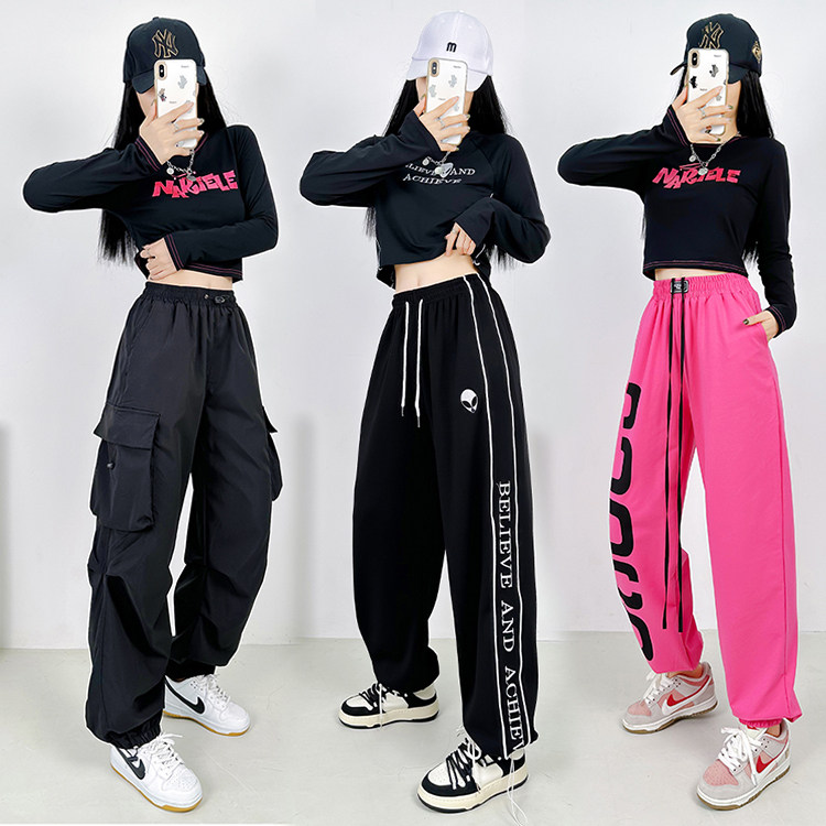 爵士舞上衣女跳舞jazz套装潮运动时尚嘻哈街舞演出练功尊巴舞蹈服