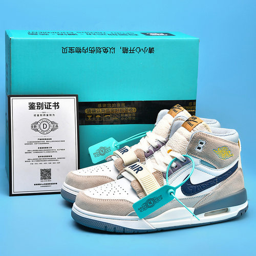 莆田正品aj312篮球鞋米白联名aj3l2高帮男款板鞋冬季休闲运动鞋女
