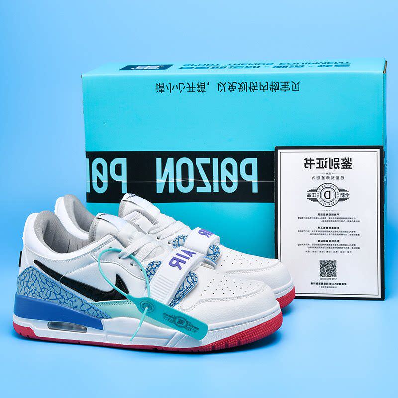 正品aj312黑白熊猫男鞋加棉复活节气垫篮球鞋女童鞋冬季高帮板鞋