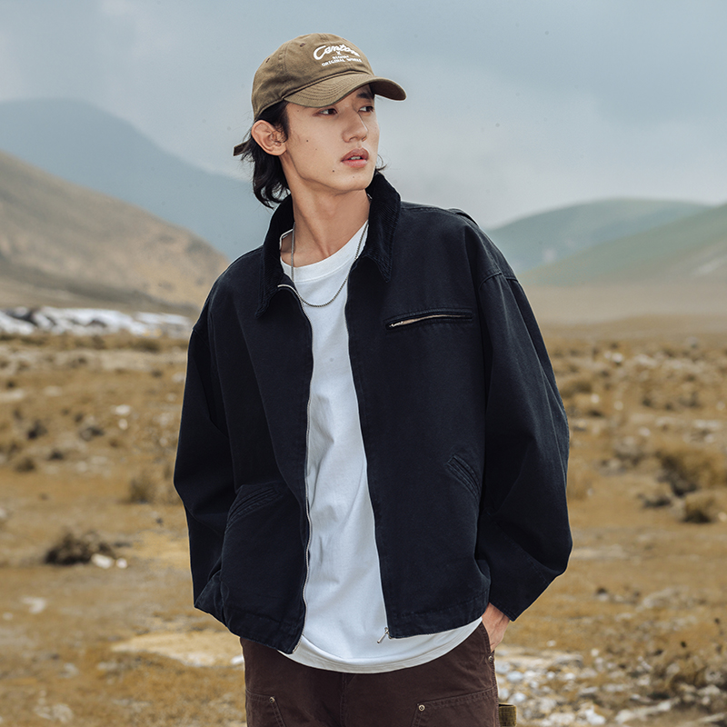 WASSUP复古工装夹克外套男女