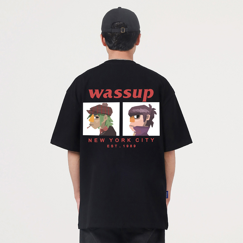 潮人美式短袖正品WASSUPHEODS