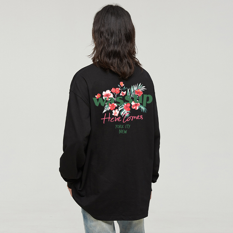 官方潮牌情侣长袖WASSUPHEODS