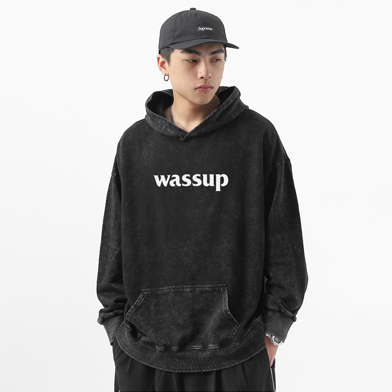 水洗复古重磅卫衣WASSUPHEODS