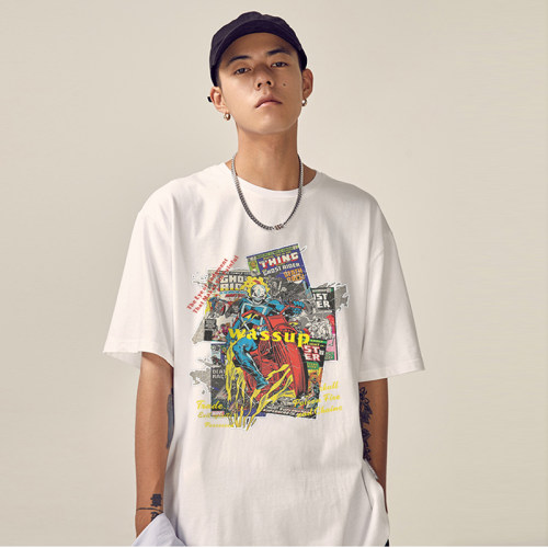 中国正品短袖男女同款纯棉