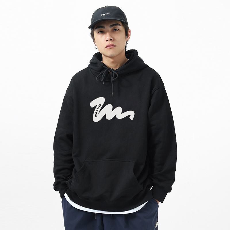 简图潮牌情侣卫衣WASSUPHEODS