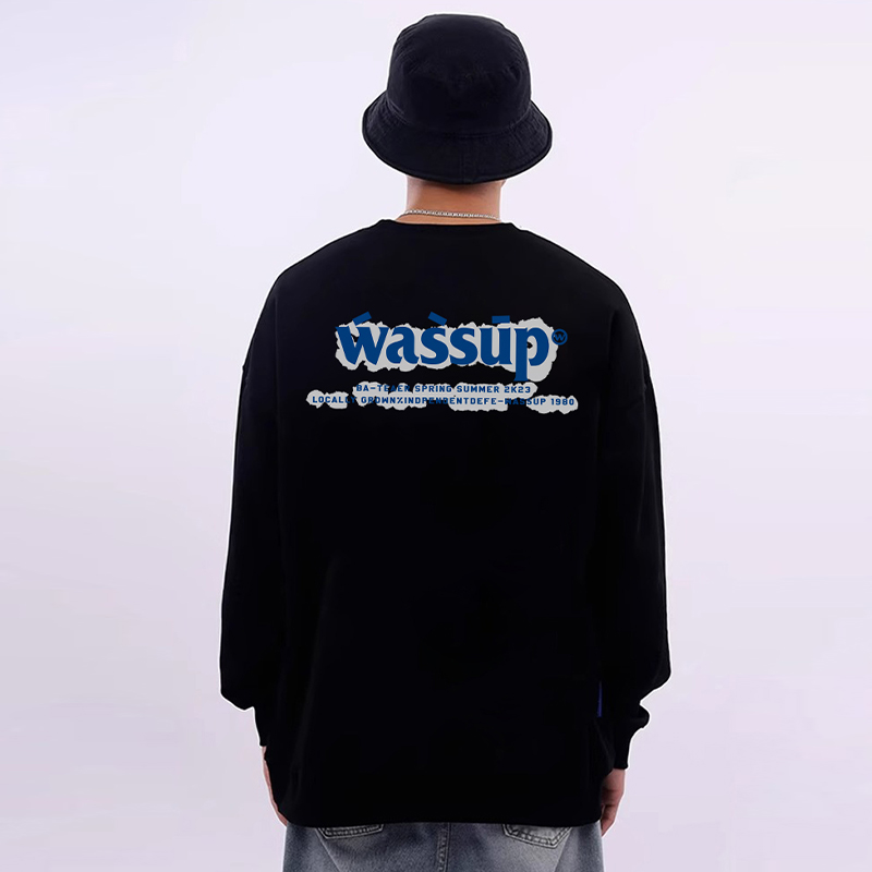 WASSUPHEODS重磅情侣街头卫衣潮