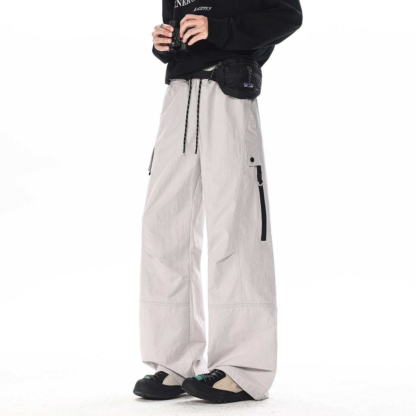 WASSUP美式复古工装裤男2026新款潮牌宽松百搭青少年休闲阔腿长裤,男装,休闲裤,淘宝优惠券,粉丝福利购,淘宝优惠卷