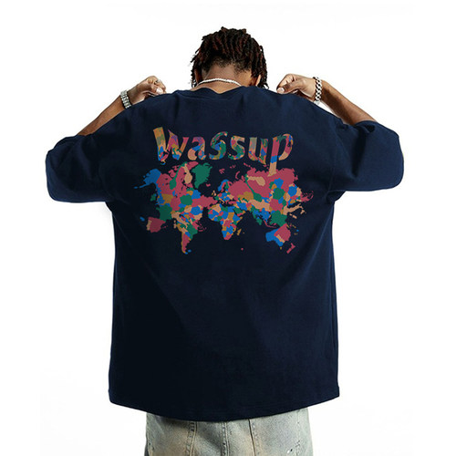 美式潮牌男士T恤WASSUPHEODS