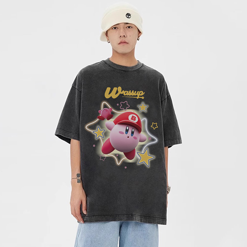 美式复古潮牌短袖WASSUPHEODS