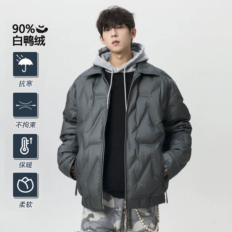WASSUP官方店90白鸭绒棉服外套男