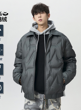 WASSUP官方店羽绒服90鸭绒正品冬季新款保暖高充绒男女款外套棉服