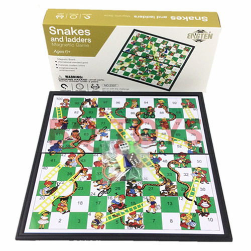 蛇梯棋飞行棋可折叠益智游戏棋