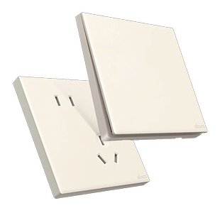 西蒙官方旗舰店开关插座M1可可蛋奶五孔暗装面板86型家用奶油风