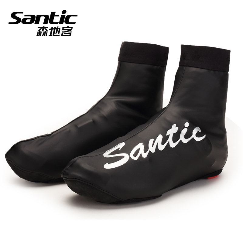 SANTIC|SENDIKE 도로 산악 신발 커버 자전거 방풍 사이클링 신발 커버 잠금 신발 신발 커버 사이클링 액세서리