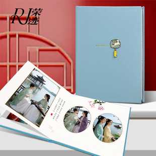 闺蜜写真闺蜜合照皮面相册定制册照片书打印成相册纪念册影集制作