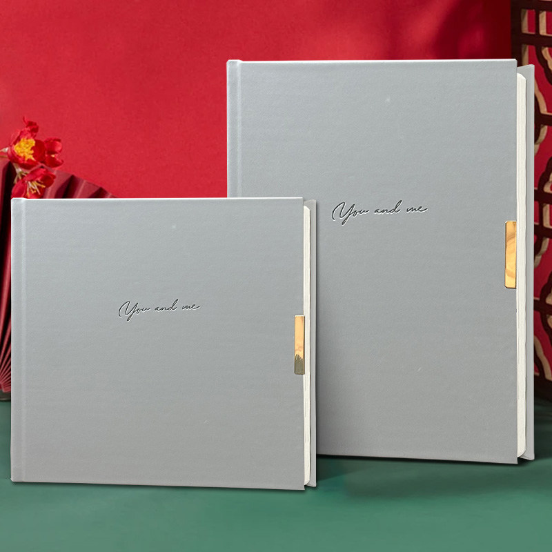 婚纱皮面定制古风婚纱相册照片照片打印成书结婚照影集纪念册制作