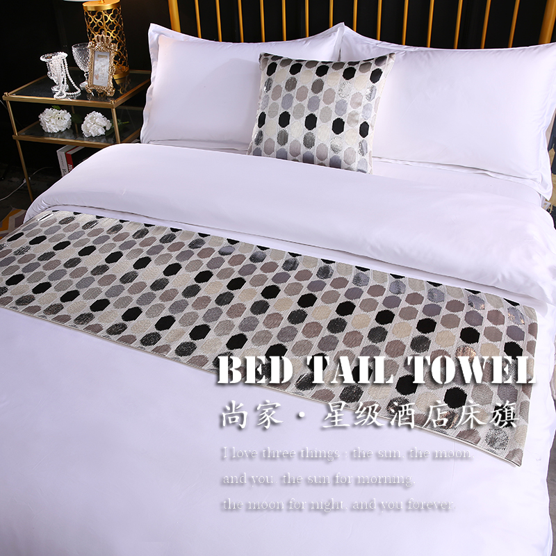 Nhà máy trực tiếp tùy chỉnh sao bộ đồ giường khách sạn chuỗi kinh doanh giường khách sạn gối bìa Mỹ Nhà trường cờ bảng màu - Trải giường drap giường 1mx2m