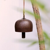 器而不舍 铜挂铃门铃招财铃铜摆件 老铜磬改造 老铜磬 平安铃