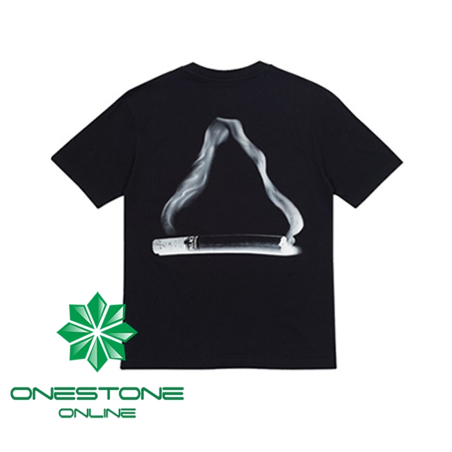 PALACE三角形图案TRI SMOKE T-SHIRT 烟圈TEE 男女情侣夏季短袖