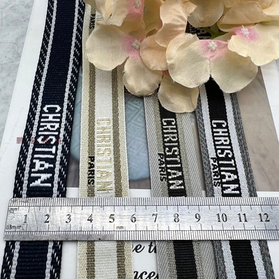 字母金银提花织带服装diy裤涤纶