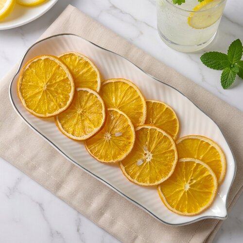 mini香橙子干片饮品烘焙氛围装饰