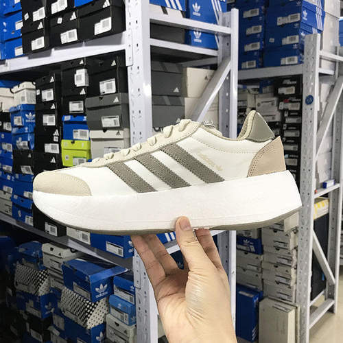 Adidas三叶草CITY RNR 男女复古轻便厚底运动休闲鞋JR8012 JH9647