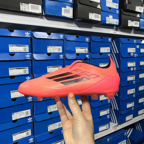 Adidas F50 PRO 大童次高端FG长钉天然草训练运动足球鞋 IF1360