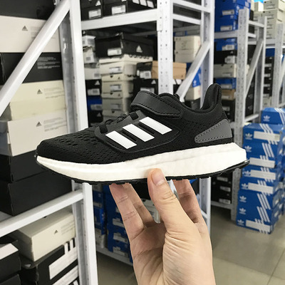 Adidas PUREBOOST 儿童轻便魔术贴运动鞋跑步鞋 JI2049 2051 2052
