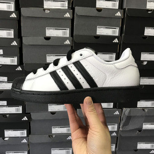 SUPERSTAR JI0124 贝壳头板鞋 JR8036 男女经典 Adidas三叶草