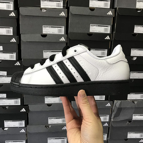 Adidas三叶草 SUPERSTAR II 男女经典贝壳头板鞋 JI0124 JR8036