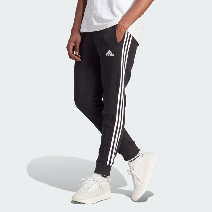 Adidas 男子经典三条纹针织运动休闲收口长裤 GK8829 8831 H57046