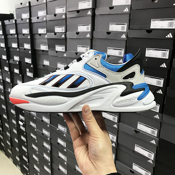 小七Adidas三叶草 OZMORPH男女经典Y2K风运动休闲鞋老爹鞋 IE2022