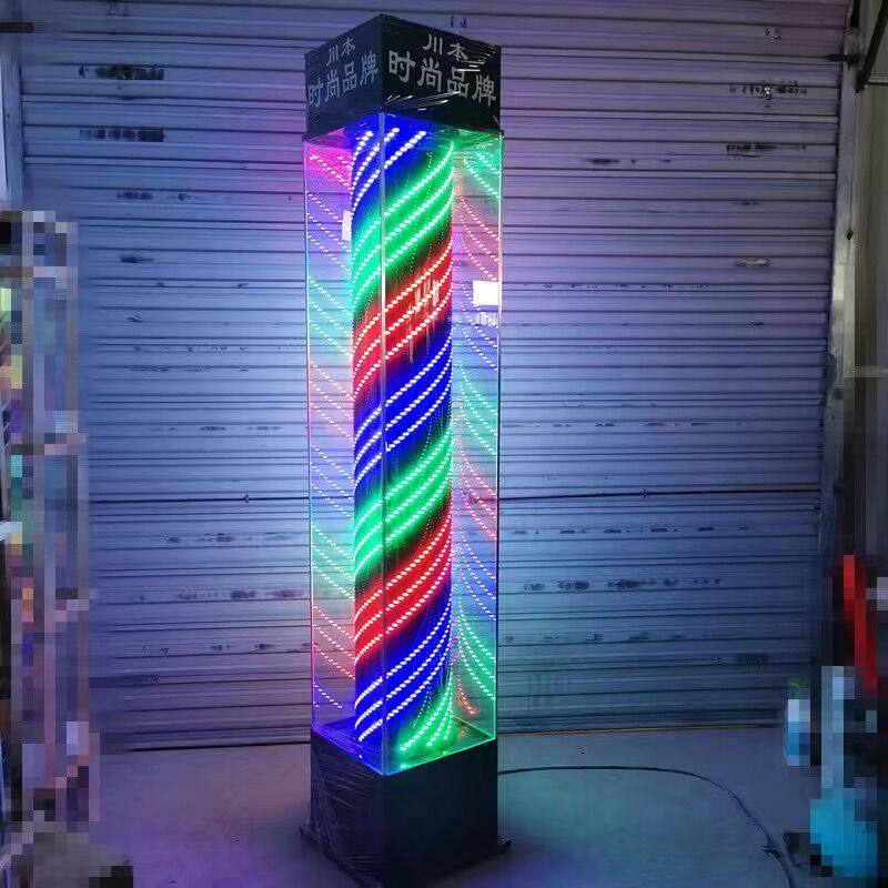 美发理发店落地转灯防水户外钢化玻璃LED全彩置地美容发廊大灯箱,商业/办公家具,美发转灯,淘宝优惠券,粉丝福利购,淘宝优惠卷